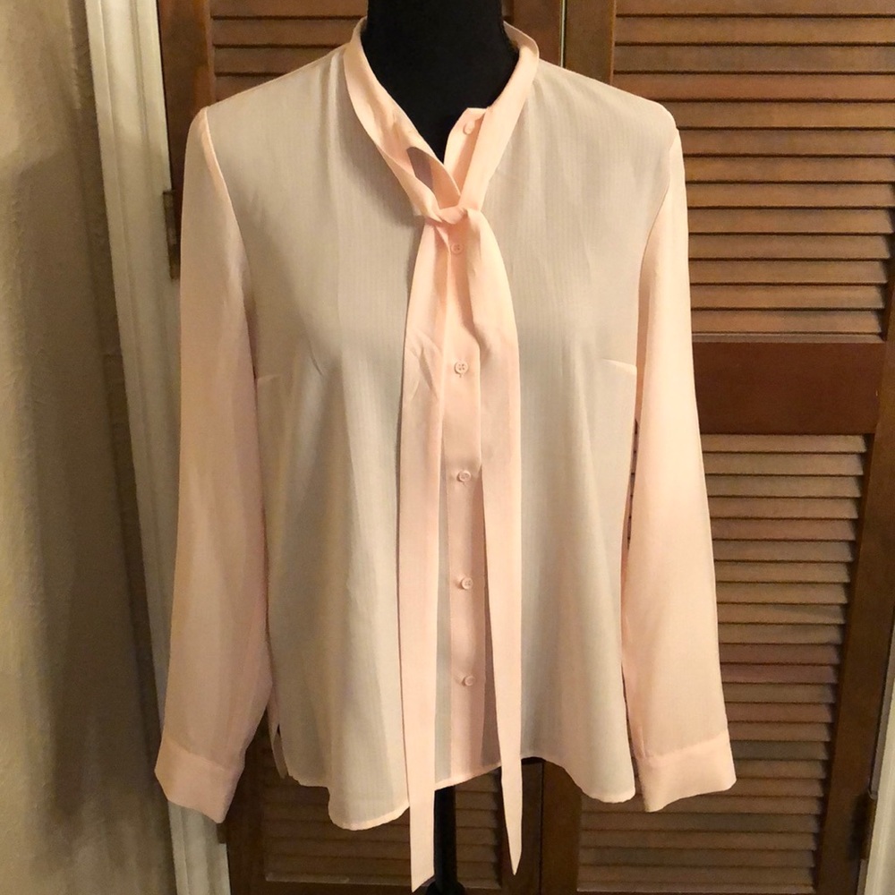 French Connection Tie Front Blouse